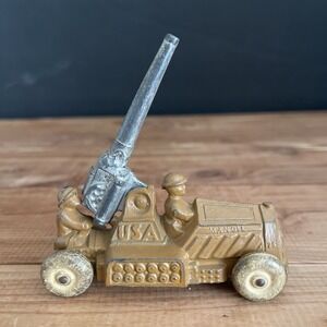 VTG 1930's Barclay Manoil Cast Lead Anti-Aircraft Gun Truck WW1 Toy Soldiers USA